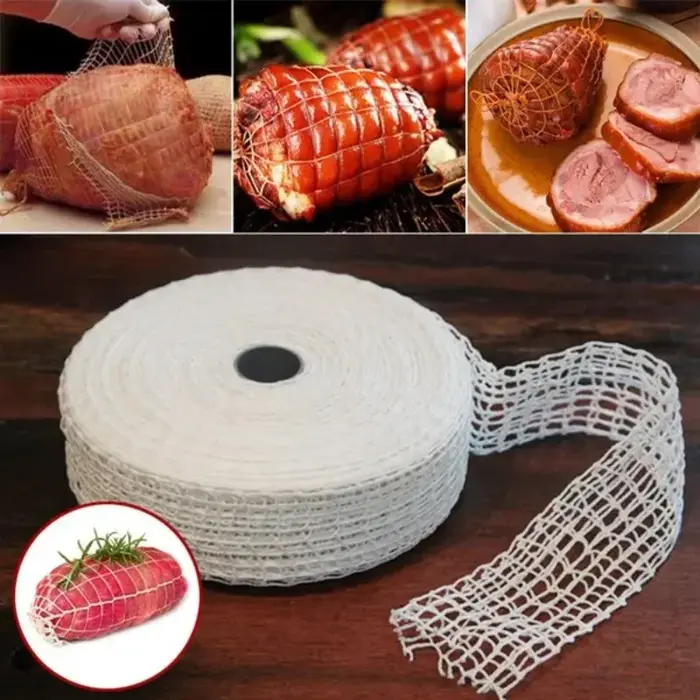 Filet à viande en coton pour Hot Dog, jambon, saucisses, rôti de boucher, filet à cordes de cuisson