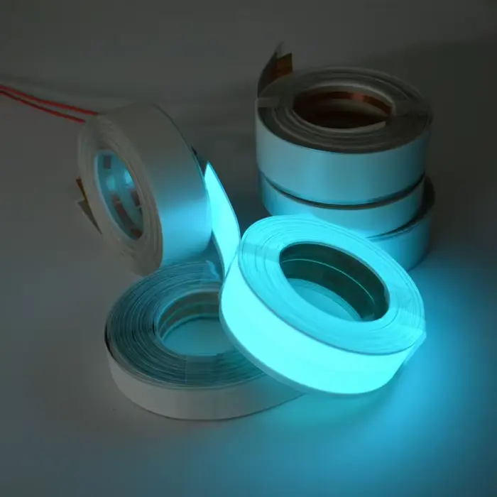Bande lumineuse LED EL 1x100cm, pour bricolage, néon Flexible, corde lumineuse, décoration de fête, 