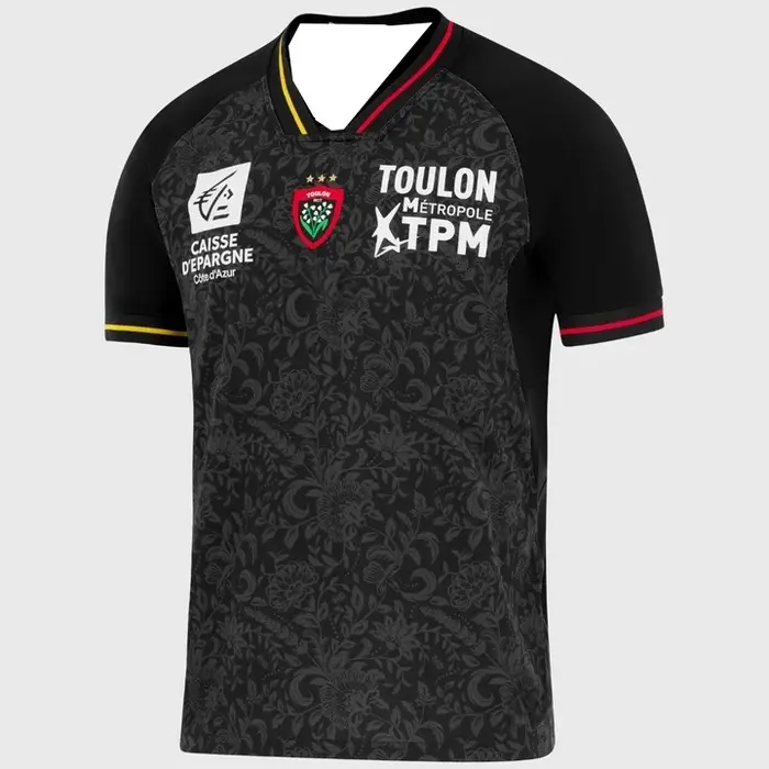Nouveau Maillot de Rugby RC Toulon 2026 « TOULON MÉTROPOLE TPM » pour Homme, T-shirt Y2K Oversize, I