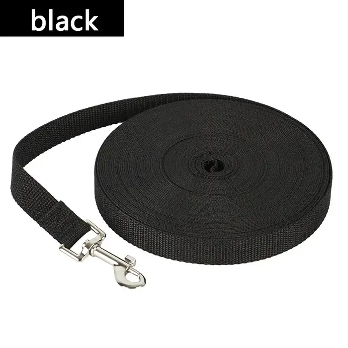 Laisse en Nylon Durable pour Chien, Surlongueur de 5 à 30m, pour Petits, Moyens et Grands Chiens, En