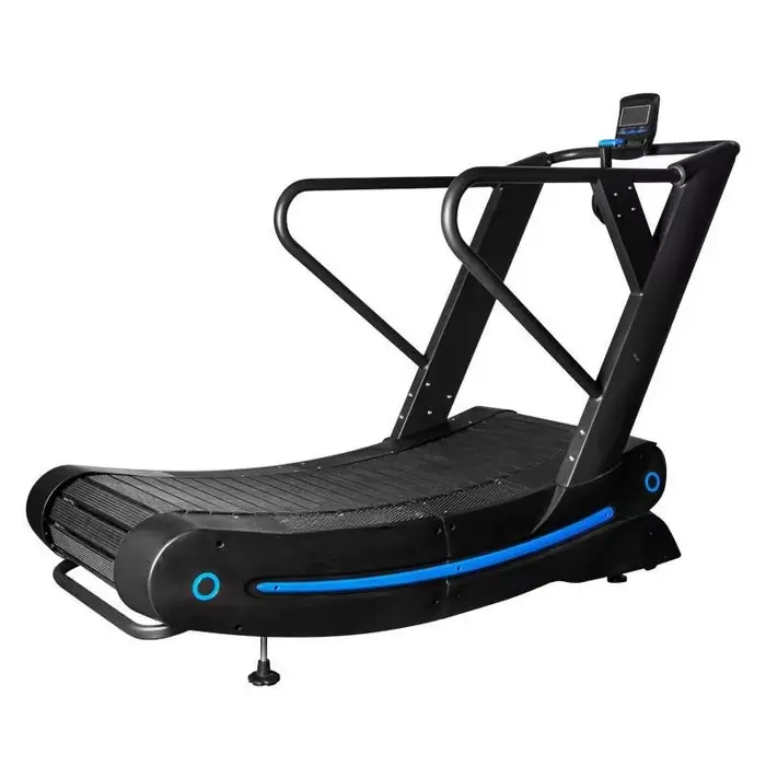 Tapis de course manuel incurvé robuste pour entraînement de fitness à domicile et en salle de sport occasions spéciales