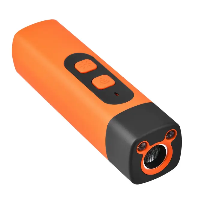 Répulsif à ultrasons portable pour chiens, dispositif d'entraînement extérieur multi-modes à bouton 