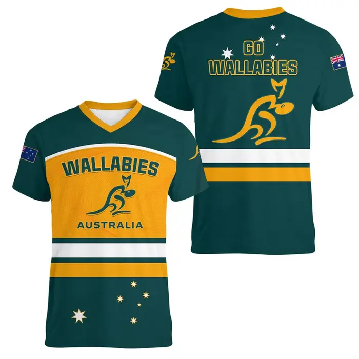 T-shirt de Soutien aux Fans de Rugby d'Australie