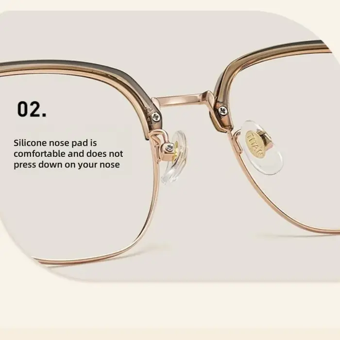DIEDIESEE monture en titane Ultra légère et à la mode monture de lunettes anti lumière bleue tempéra