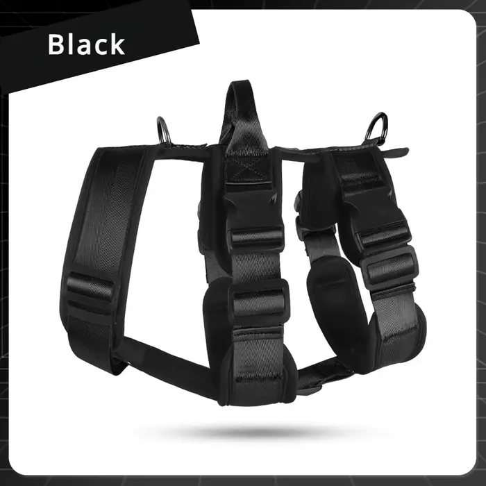 Harnais pour chien sans traction, réglable, réfléchissant, entraînement au travail, contrôle facile,