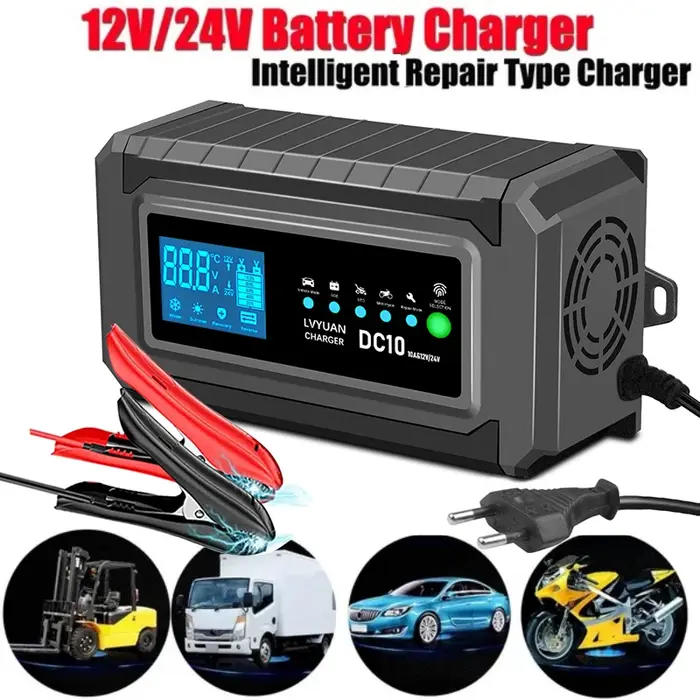 Chargeurs de batterie de voiture intelligents, chargeur automobile, chargeur d'entretien pour plomb-