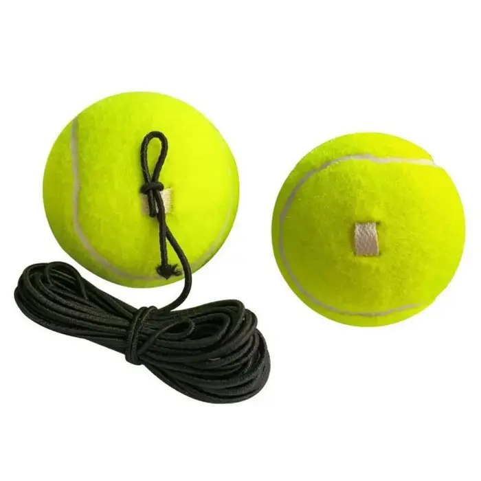 Balle d'entraînement de tennis avec cordon élastique