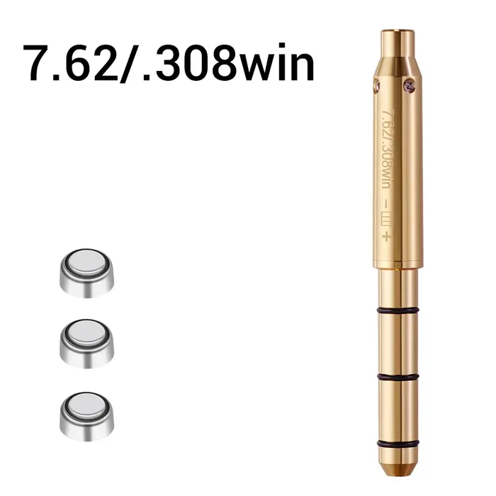 Laser alésage Sighter.22LR.177.223Rem 9mm/.38spl 300WIN.30-06 8X57JS baril pour pistolet fusil Airsoft cartouche collimateur