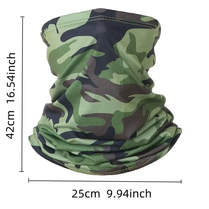 Protection UV extérieure bandana écharpe cou plus chaud multifonctionnel pêche randonnée cyclisme vi