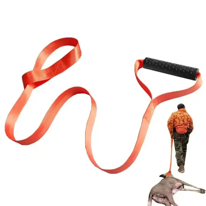 Harnais de traction pour cerf avec poignée - Équipement de chasse portable pour transport de gibier