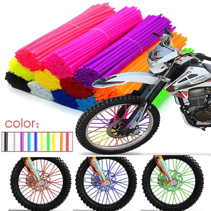 Couverture universelle de roue de vélo tout-terrain, jante de motocross, rayons de moto pour tenir 7