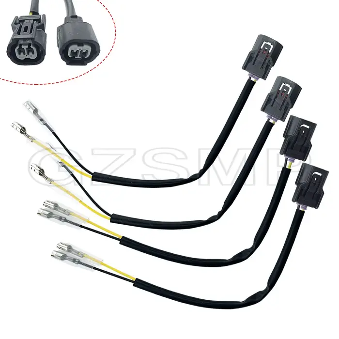 Câblage de clignotant adapté pour KAWASAKI Z900/SE/RS Z650RS Z1000SX VERSYS ZX10R Z H2, connecteurs 