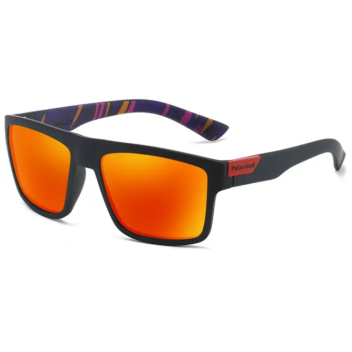 Lunettes de soleil polarisées vintage carrées pour homme et femme style rétro conduite