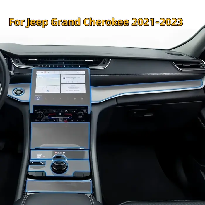 Film de protection anti-rayures en TPU pour Jeep Grand Traffy 2021-2023, console centrale de porte i