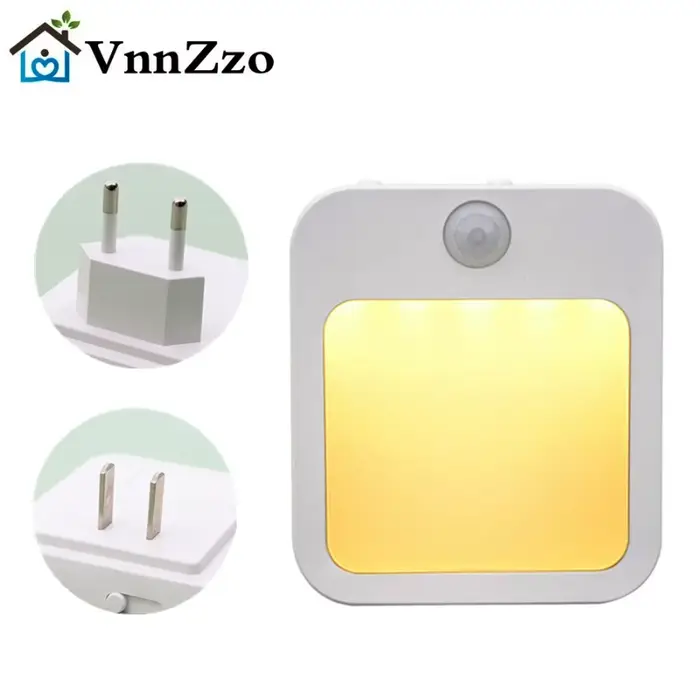 Veilleuses LED avec capteur de mouvement, lampe de chevet pour chambre de bébé, éclairage de couloir