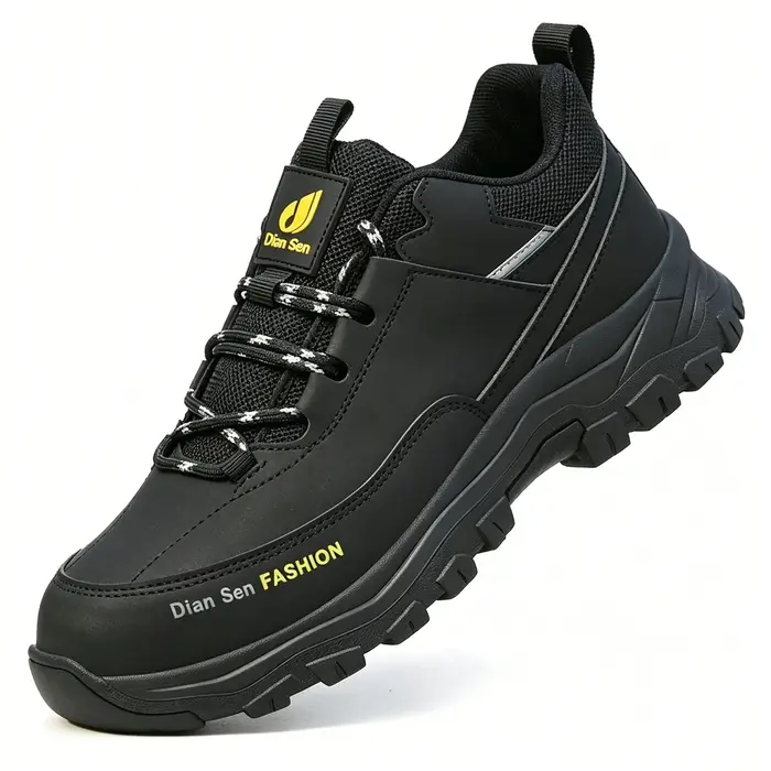 Chaussures de sécurité pour hommes, baskets de travail à bout en acier, chaussures d'hiver, bottes a