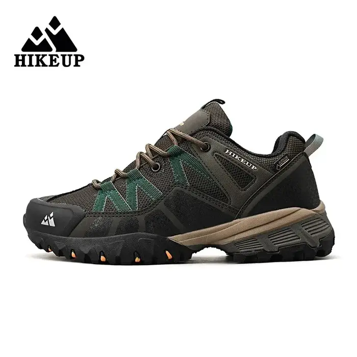 HIKEUP respirant amorti antidérapant baskets hommes chaussures de randonnée course Trekking baskets 