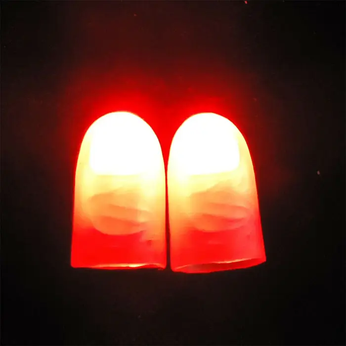 Doigts lumineux magiques à LED, accessoires de pouce, accessoires de Noël, fête de festival, nouveau