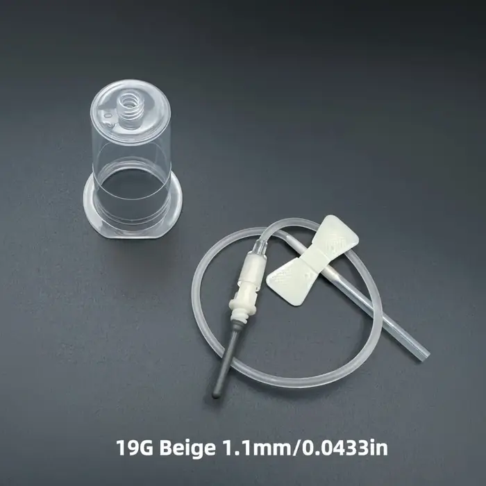 50 ensembles de kits de prélèvement sanguin jetables pour animaux de compagnie avec porte-aiguille e