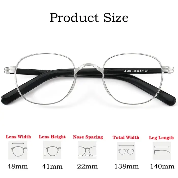 YIMARUILI mode tendance acétate titane lunettes rétro rond à large bord conception optique Prescript