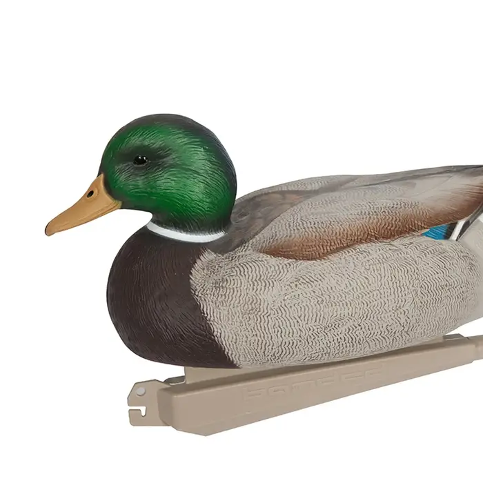 Leurre canard colvert femelle en plastique flottant, réaliste pour chasse et décoration extérieure
