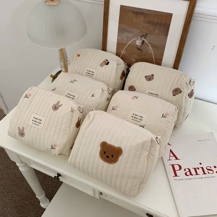 Ins coton sac à couches pour poussette sac suspendu articles pour bébé caddie à couches organisateur