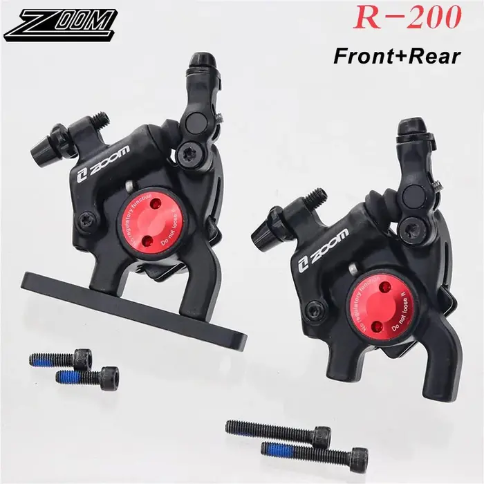 ZOOM vélo frein hydraulique R200 vélo de route étrier de frein à disque ultraléger Double Piston PM 