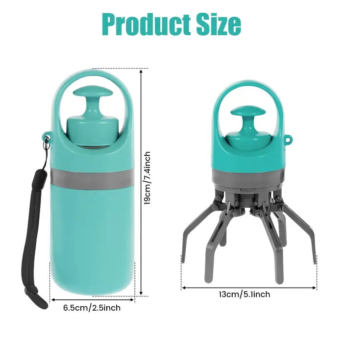Sac poubelle extérieur portatif de toilette pour animaux de compagnie