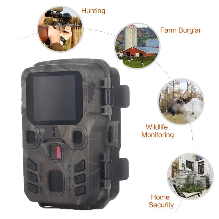 Caméra de chasse et de suivi des sentiers sauvages, 20mp, 1080P, pour la faune en plein air, Surveil