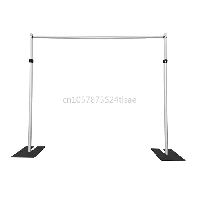 Arc carré de mariage 10x10 pieds, cadre de fond de gaze, support à Double tige en alliage d'aluminiu