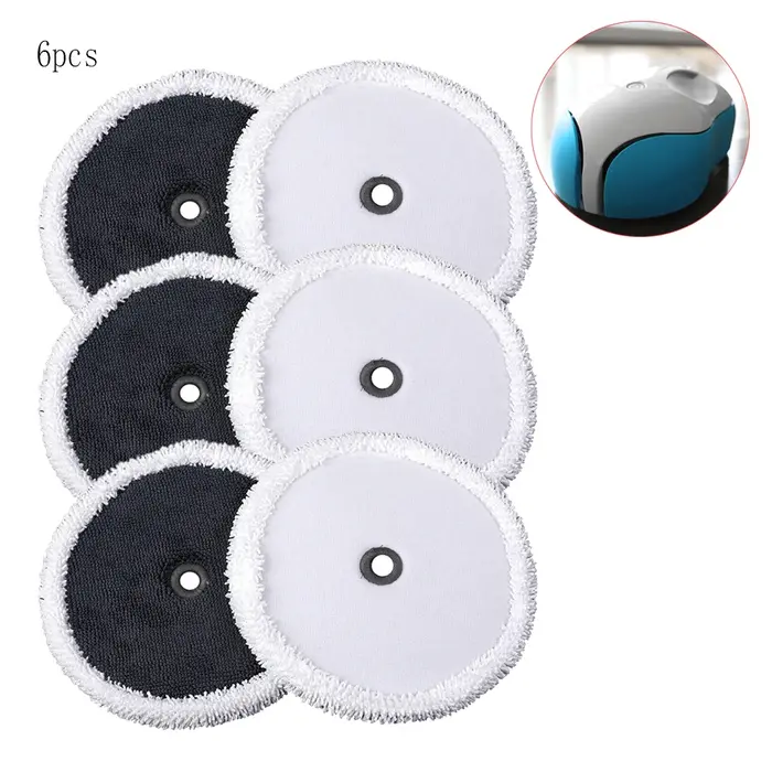 EVERYBOT – tampons de vadrouille pour aspirateur EVERYBOT Edge RS700 RS500, 6 pièces, chiffons de va