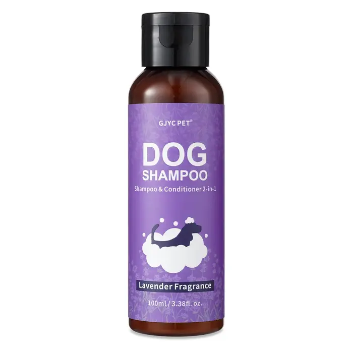 Shampooing et après-shampooing 2 en 1 pour chien, parfum lavande, apaisant, désodorisant, hydratant,