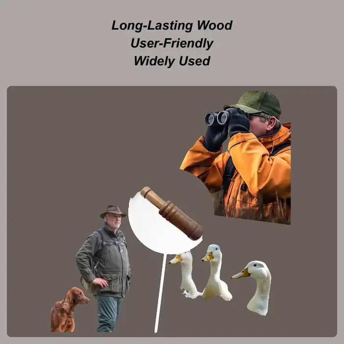 Sifflet appel canard Wild Duck Call - Imitation son réaliste pour chasse au canard et appâtage