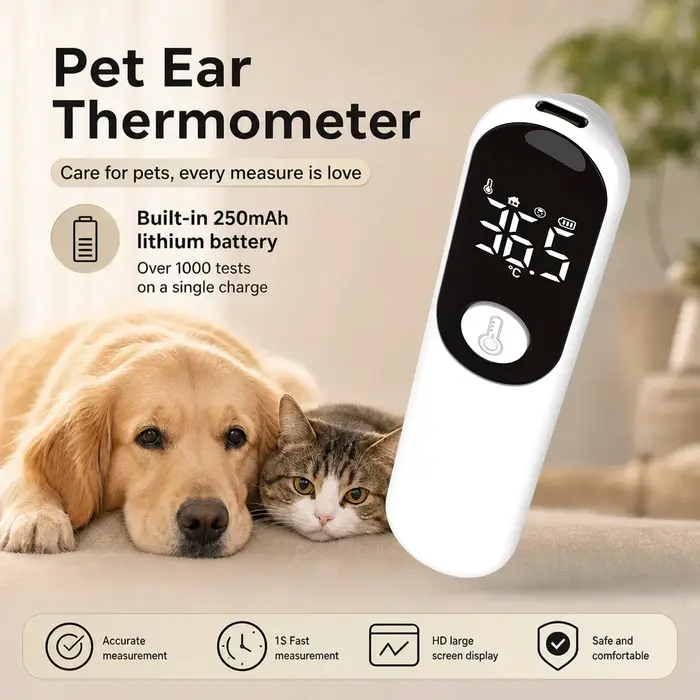 Thermomètre pour animaux de compagnie rechargeable JUSTLANG