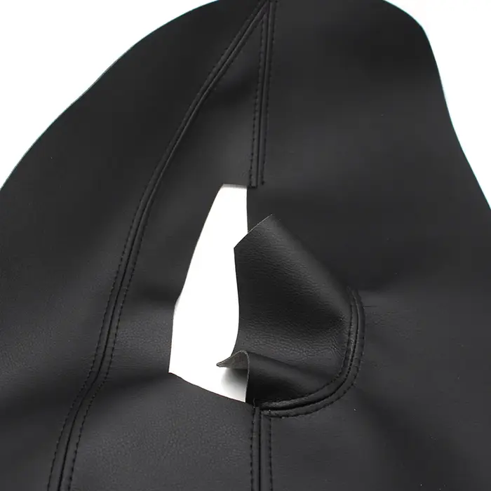 Panneau d'accoudoir de porte de voiture en cuir noir, garniture de couverture, LHD uniquement, 4 por