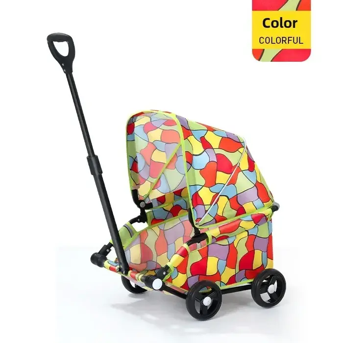 Petite poussette pour animaux de compagnie chien chien chat Teddy bébé chariot jouet petit chariot d