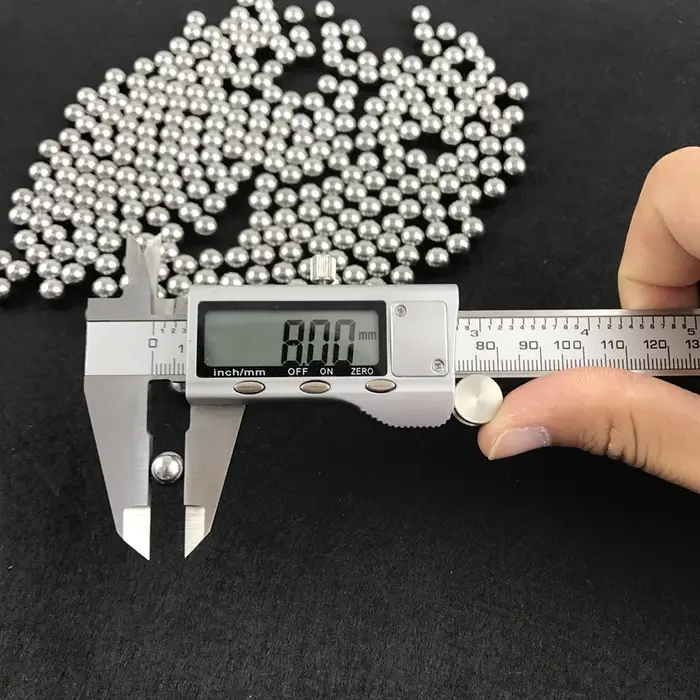 200 pcs/lot le projectile 8mm billes en acier arc professionnel fronde munitions en plein air