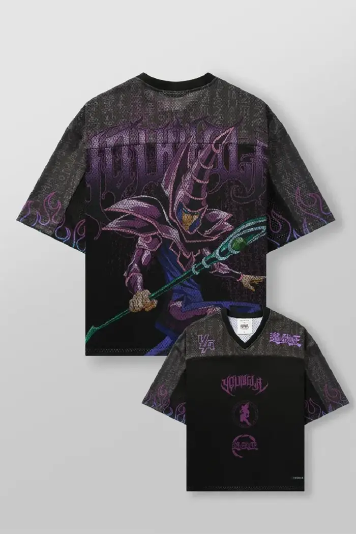 Nouveau grand T-shirt Xia Xin joint américain yu-gi-wang Super survêtement rue sport trous amples dé
