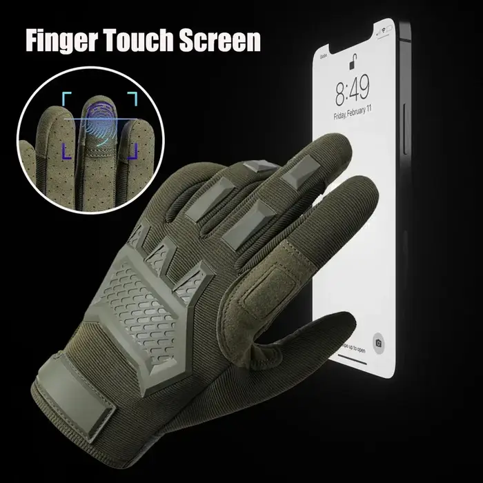 Gants de chasse homme pleine main - Respirants, durables pour outdoor, randonnée et camping toutes saisons