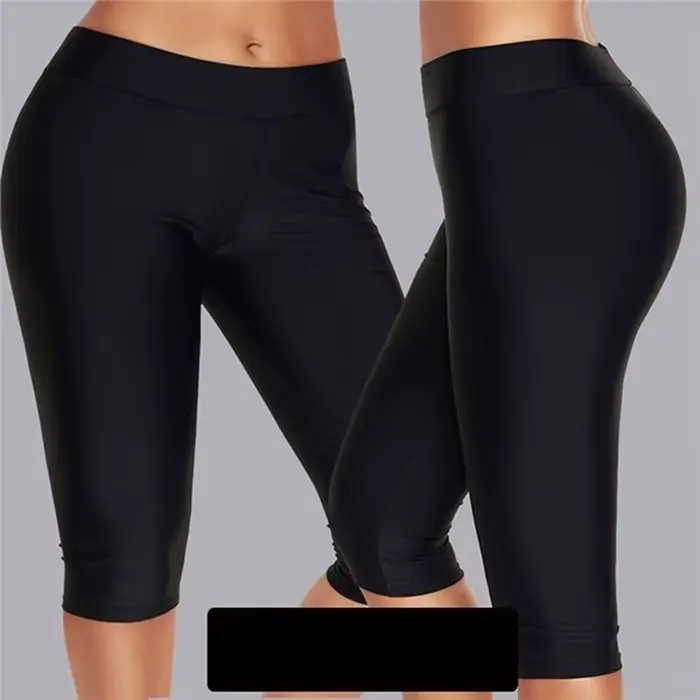 Leggings de sport élastiques taille haute pour femmes, pantalons de course à séchage rapide, courts,