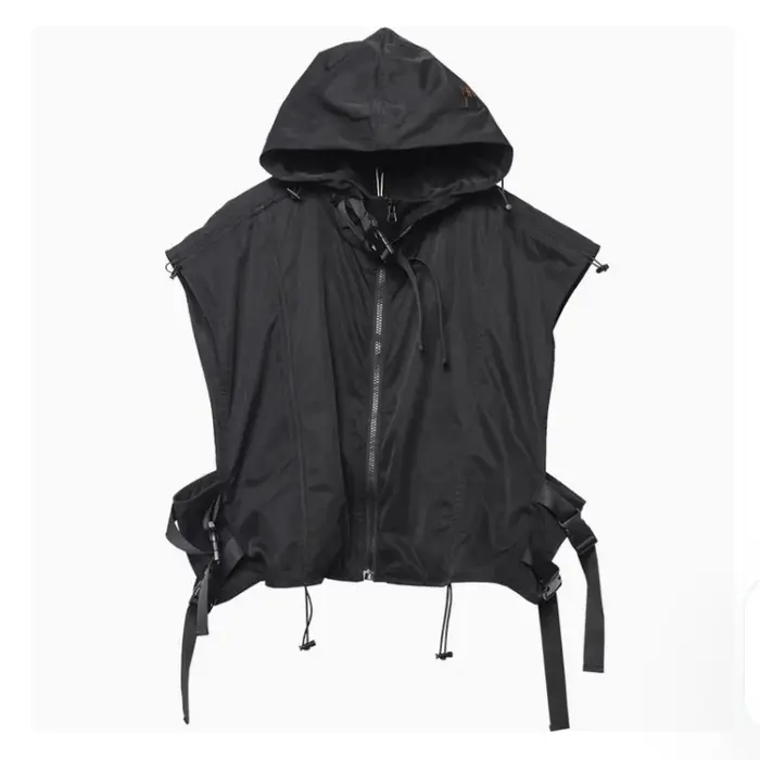 Fonction tactique ruban Patchwork conception Cargo gilet homme vêtements Techwear Style haute rue à 