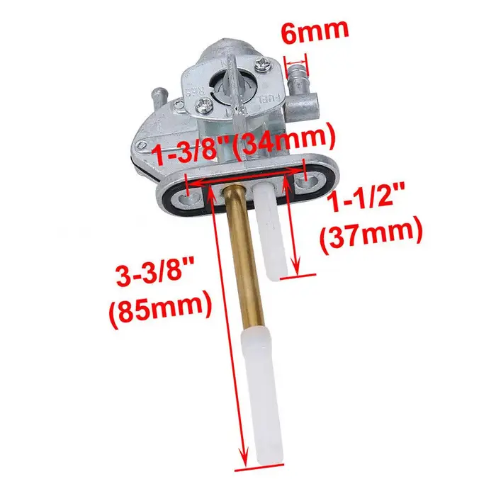Valve de Commutation Petcock pour Vélo de Rue, Gaz Précieux, KZ550 KFX80, 1987 2015 LTD KZfts KZ550,