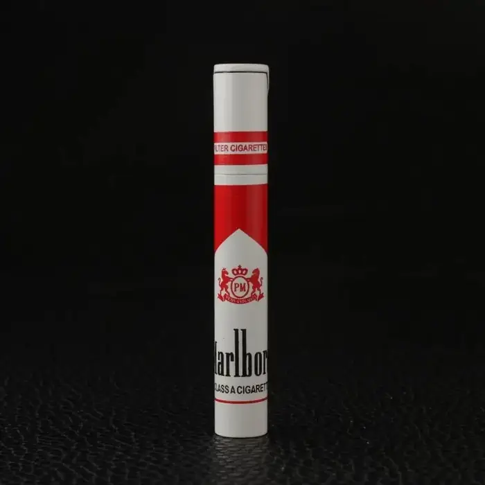 Nouveau mini allume-cigare gonflable à flamme nue au butane, briquet compact et portable, accessoire