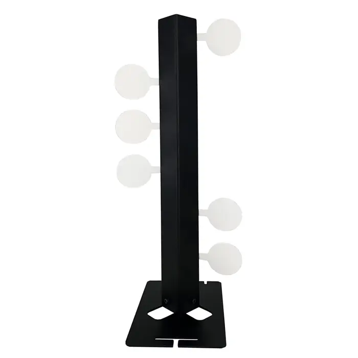 Cible de tir sur support, cibles de tir en métal robuste, balançoire rotative, réinitialisation auto