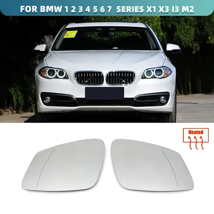 Rétroviseur chauffant côté gauche et droit, rétroviseur grand Angle en verre pour BMW E84 F48 F20 F2