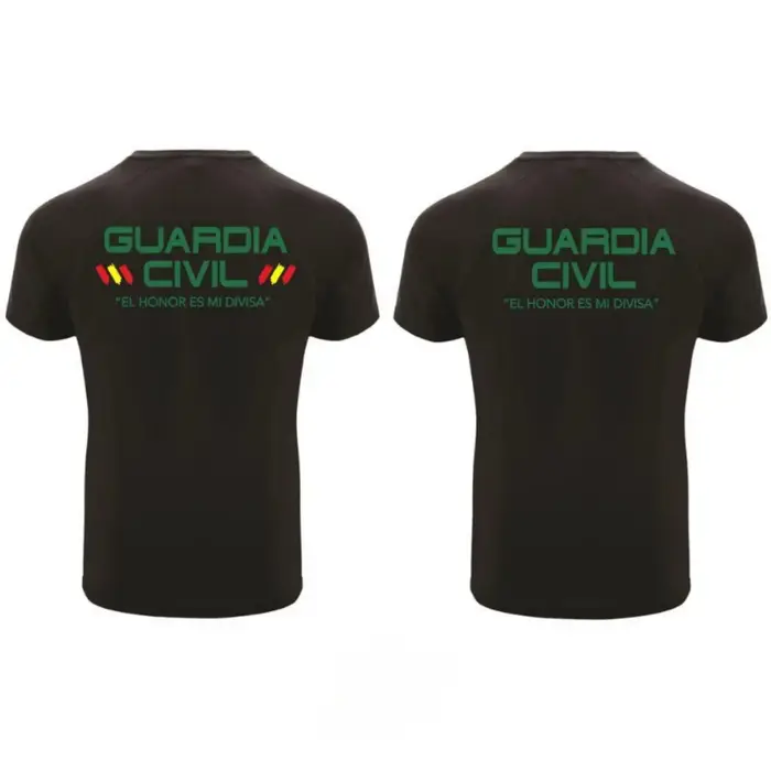Camiseta Guardia Civil Espagne armée militaire T-Shirt manches courtes décontracté 100% coton chemise