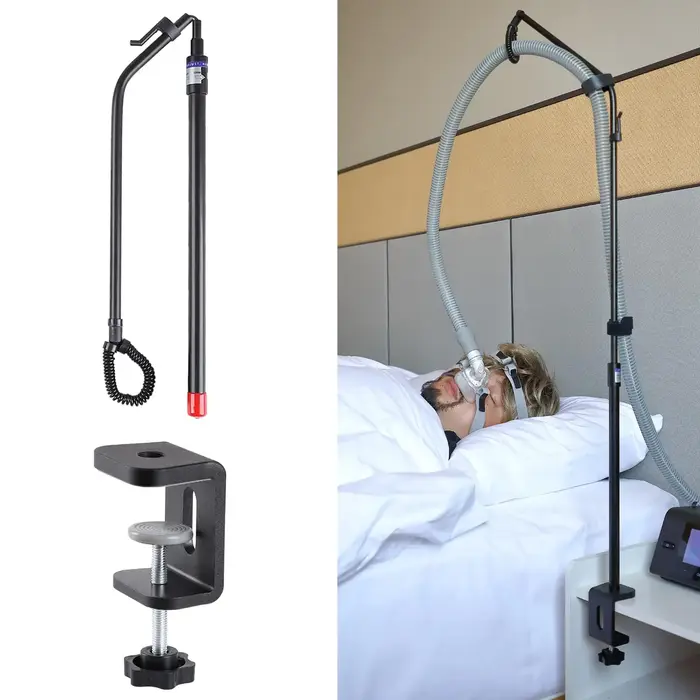 Support de tuyau de Machine CPAP-cintre pour éviter les fuites de tuyau, enchevêtrement réglable en 