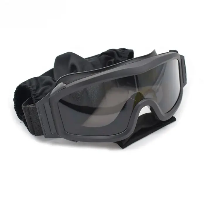 Masque tactique militaire anti-vent UV400 - Protection sable et poussière pour paintball et randonnée - Unisexe