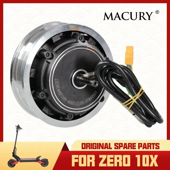 LGSDDM-Moteur de Scooter Électrique de 10 Pouces pour ZERO 10X, Roue Avant et Arrière SPEEDUAL, 52V,