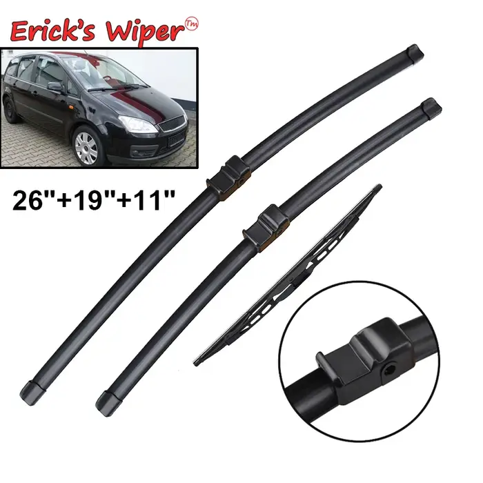 Erick's – balais d'essuie-glace avant et arrière, pour Ford c-max MK1 2003 – 2010, pare-brise, fenêt